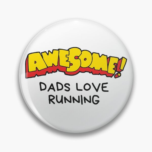 Item preview, Awesome dads love running designed and sold by TheGreenGoat.