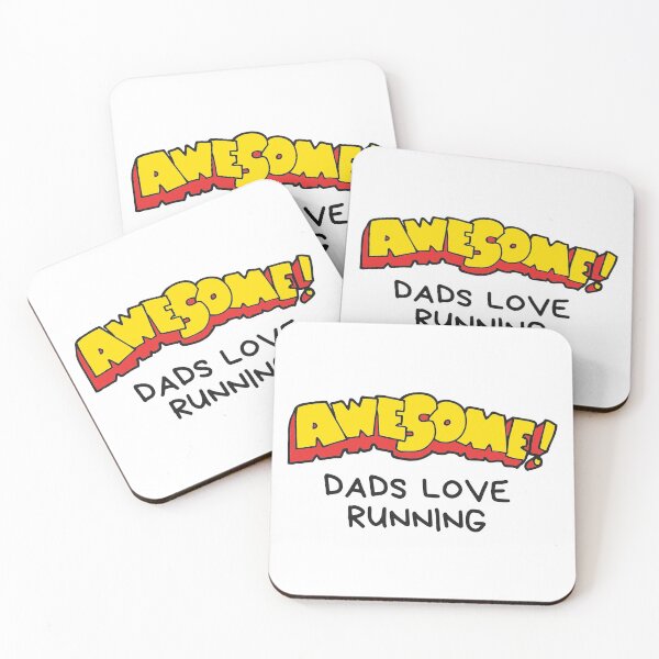 Item preview, Awesome dads love running designed and sold by TheGreenGoat.