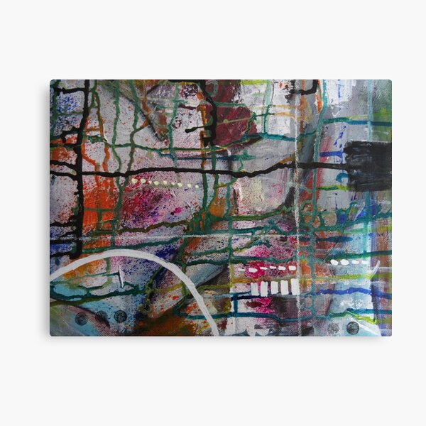 Mixed Media Abstract Designs Canvas Print