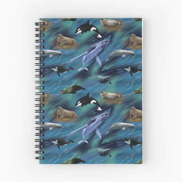 Item preview, Swimming Sea Creatures designed and sold by ScribbledToad.