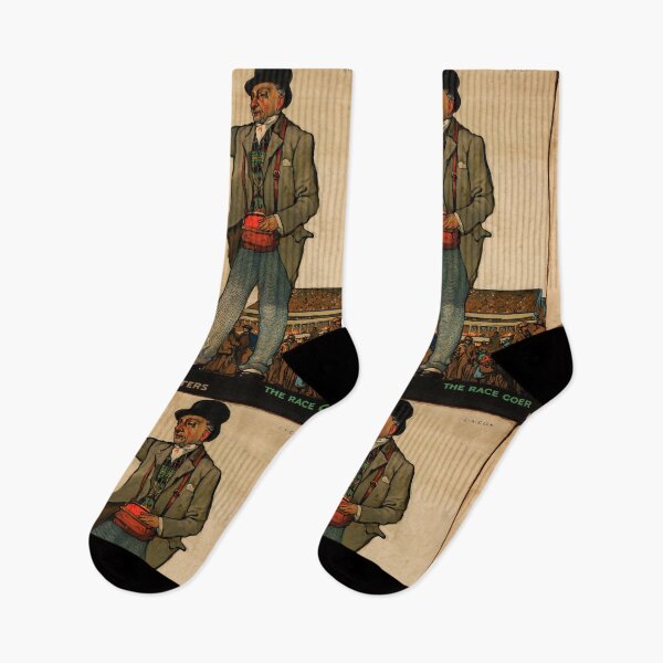 Item preview, retro iconic Race Goer designed and sold by CorasPosters.