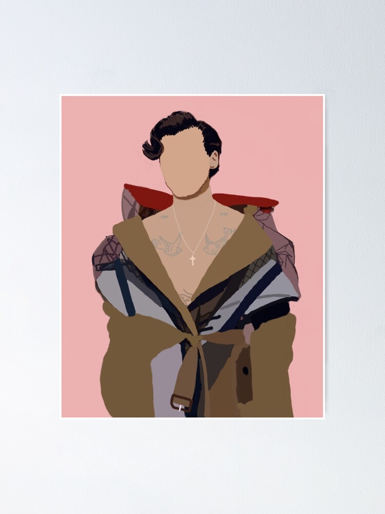 harry styles vogue magazine poster
