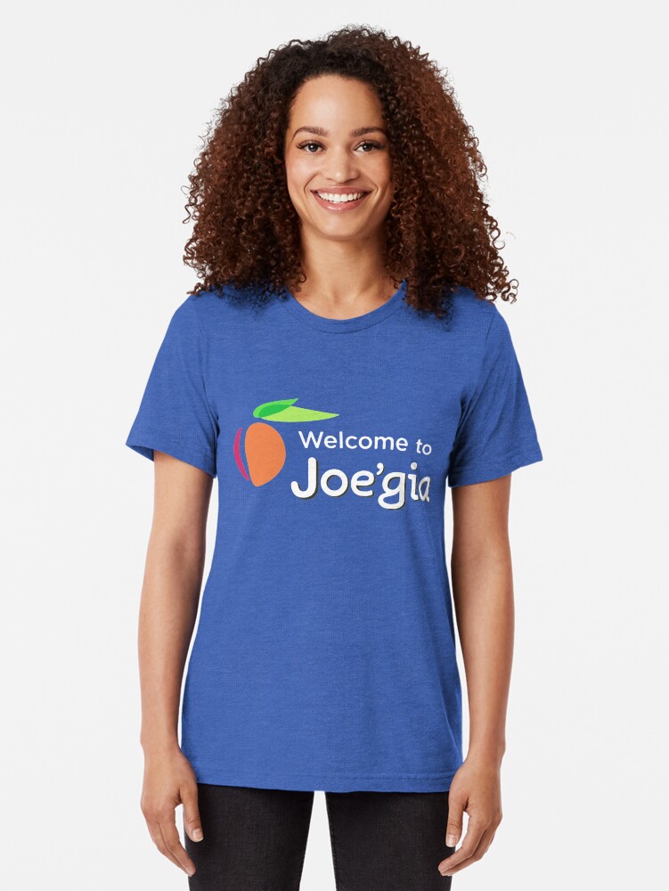 Alternate view of Welcome to Joe'gia Tri-blend T-Shirt