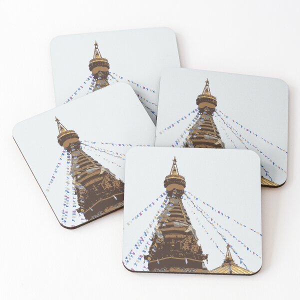 Item preview, Swayambhunath Stupa Kathmandu Nepal designed and sold by TheJoeyStudio.