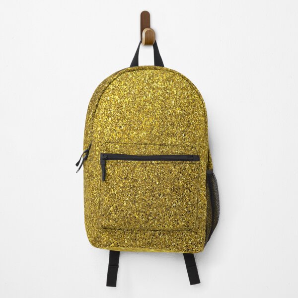 gold glitter Backpack