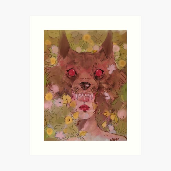 Item preview, Wolf woman designed and sold by jezzartt.