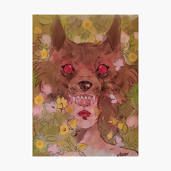 Item preview, Wolf woman designed and sold by jezzartt.