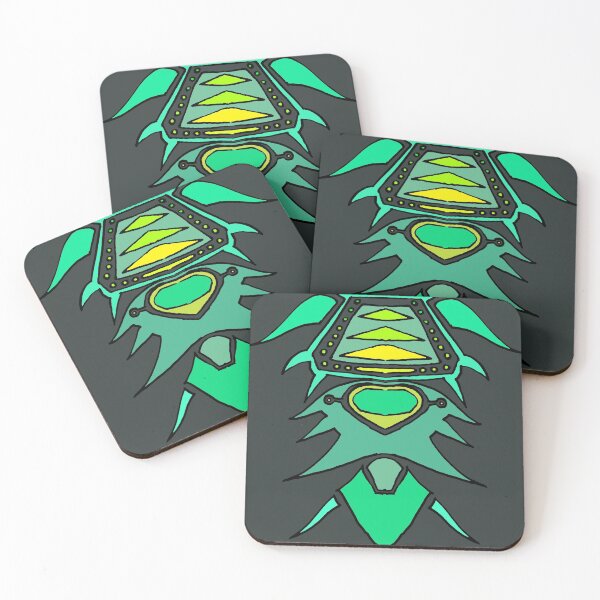 Item preview, Green And Yellow Thorns And Space Machine designed and sold by Chubuter.