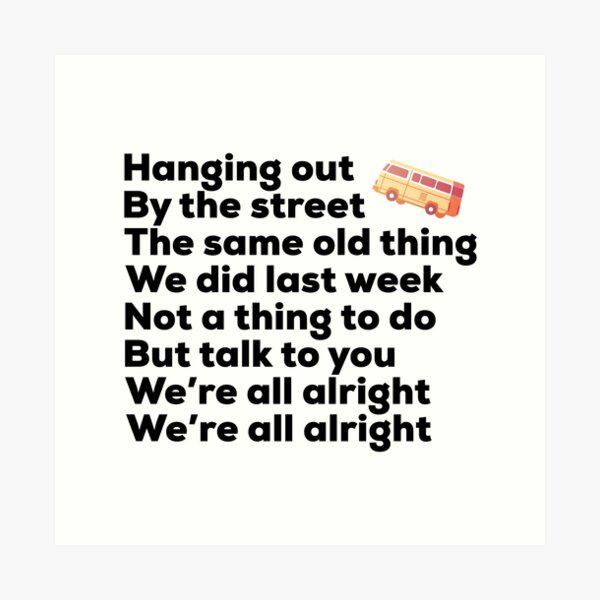 Friends Theme Song Art Prints Redbubble