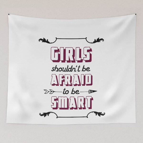 Item preview, Girls Clever Smart Self-confident Girl not Afraid designed and sold by tarek25.