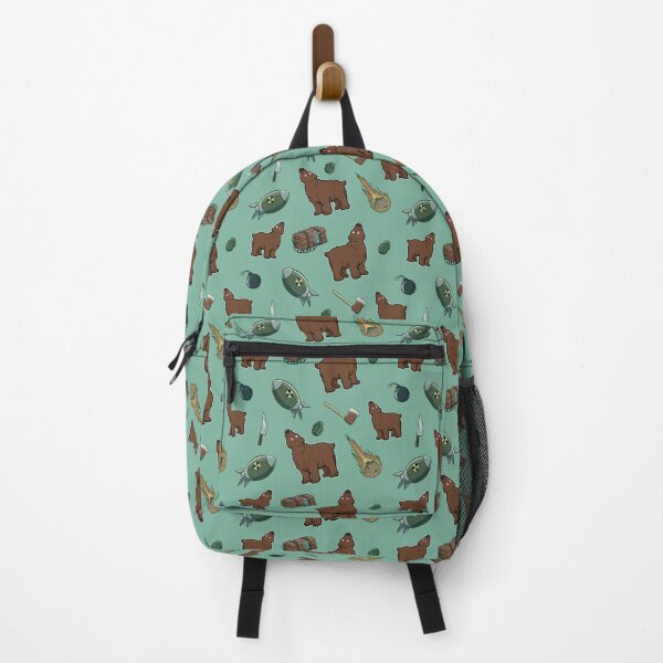 Item preview, Dumb Bear Danger Pattern (mint) designed and sold by JadedSketch.