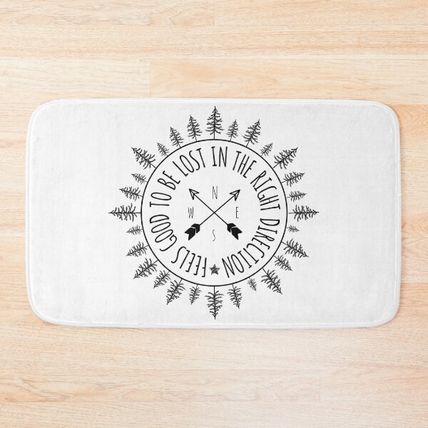 Item preview, Feels good to be lost in the right direction designed and sold by BohoHiker.