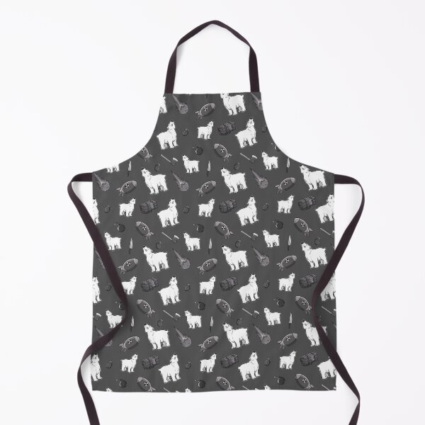 Item preview, Dumb Bear Danger Pattern (Black & White) designed and sold by JadedSketch.