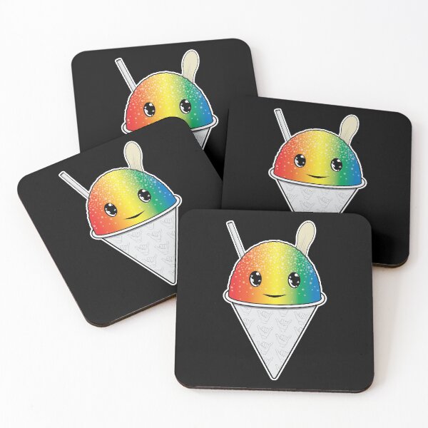 Item preview, Hawaiian Shave Ice Kawaii Rainbow Shaka Hawaii Beach designed and sold by Reeks808.