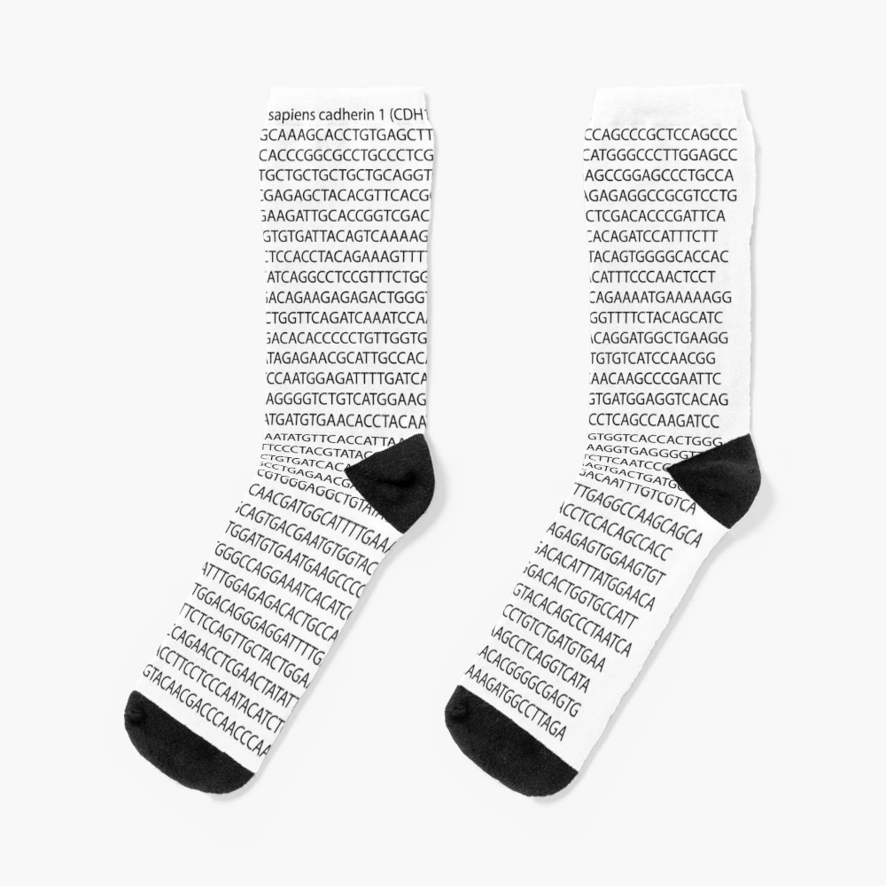 Socken for Sale mit DNA-Sequenz von AndArte