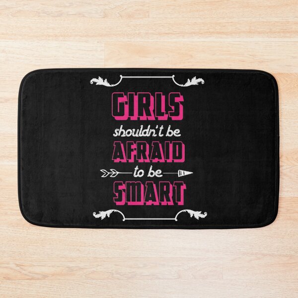 Item preview, Girls Clever Smart Self-confident Girl not Afraid be Smart designed and sold by tarek25.