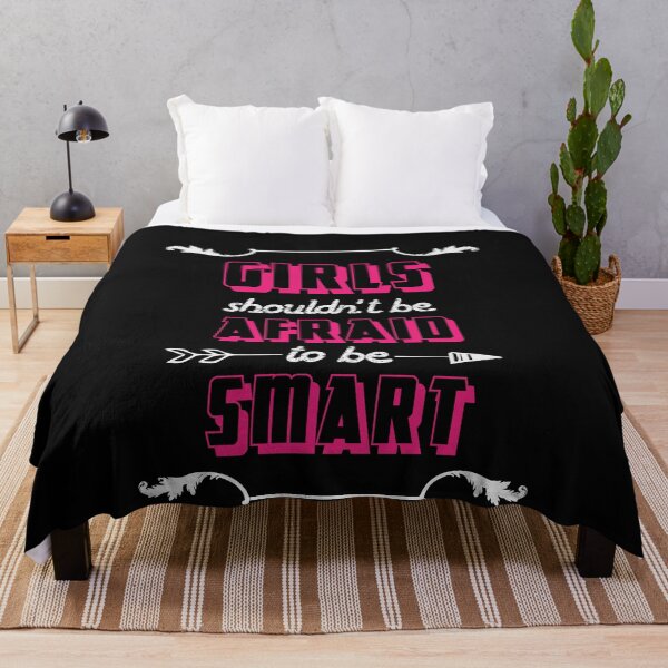 Item preview, Girls Clever Smart Self-confident Girl not Afraid be Smart designed and sold by tarek25.
