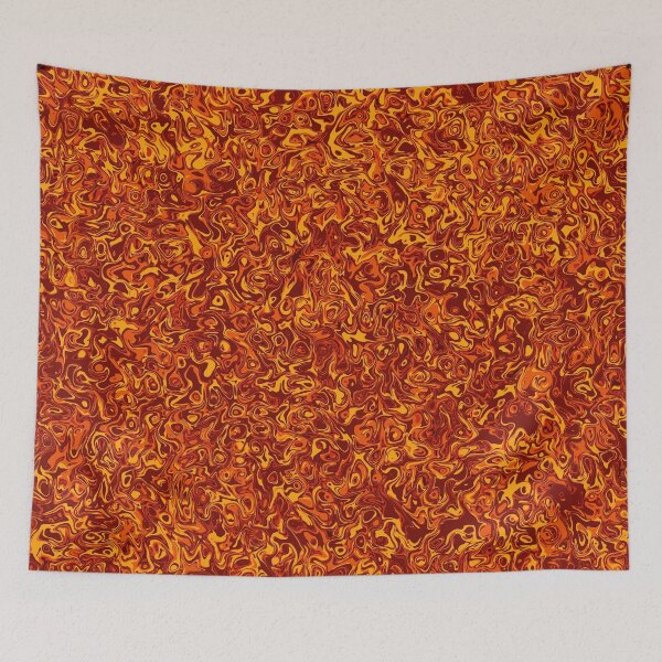 Artikelvorschau, Wirbelndes Camo Flame Pattern in Rot, Orange & Gelb entworfen und verkauft von DistantOverture.