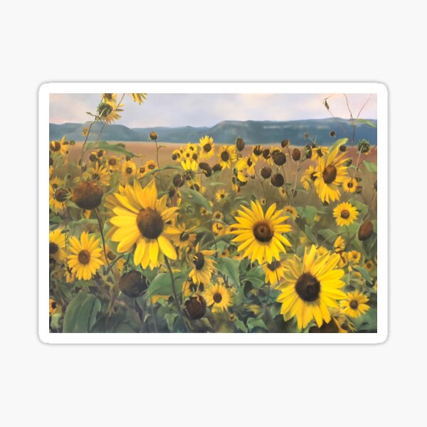 New Mexico Sunflowers Sticker