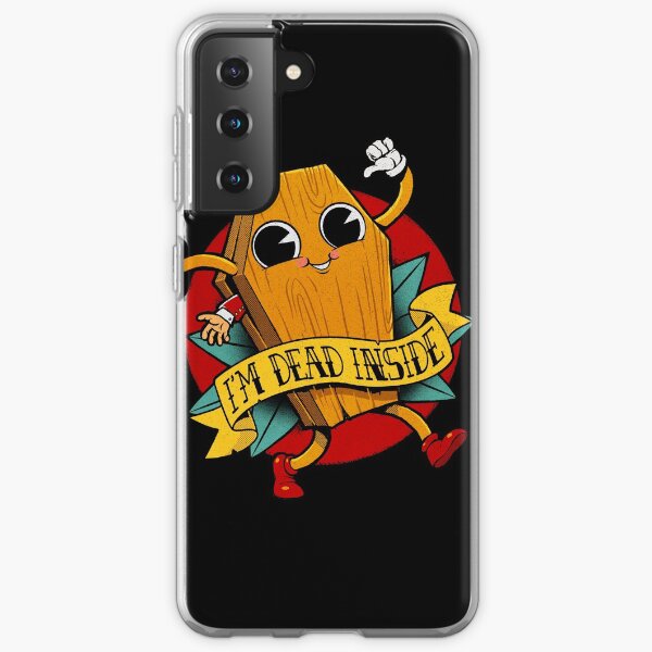 I am dead inside coffin character Samsung Galaxy Soft Case