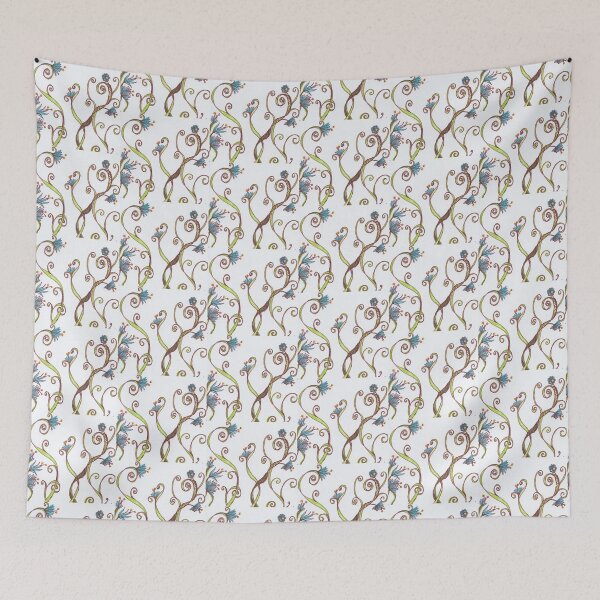 Item preview, Field of Blue Flowers designed and sold by spookyskratchy.