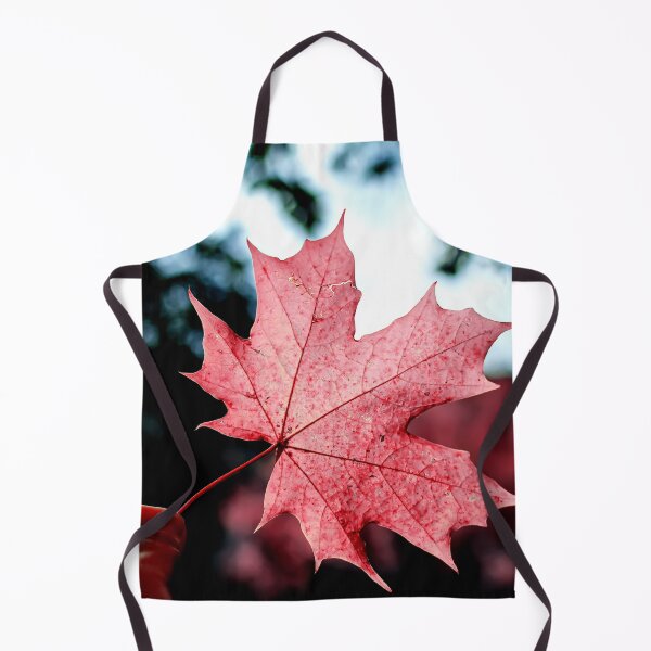 Item preview, Hand holding red maple leaf designed and sold by lena-maximova.