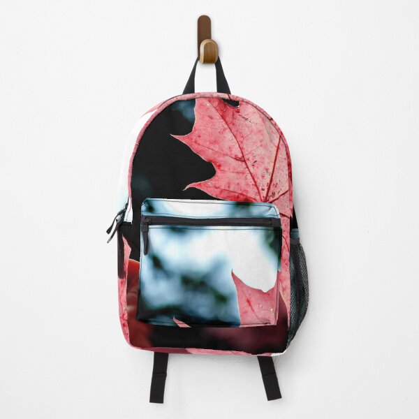Item preview, Hand holding red maple leaf designed and sold by lena-maximova.
