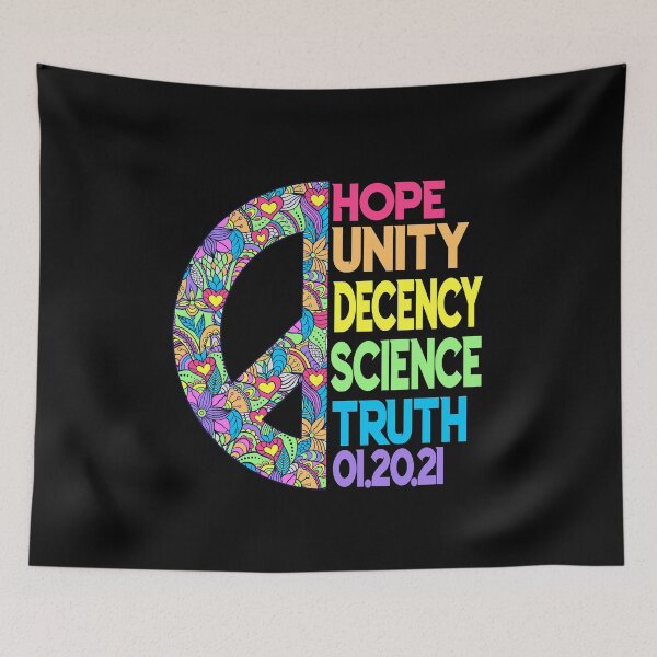Item preview, HOPE UNITY DECENCY SCIENCE TRUTH KAMALA HARRIS  designed and sold by MagicBoutique.