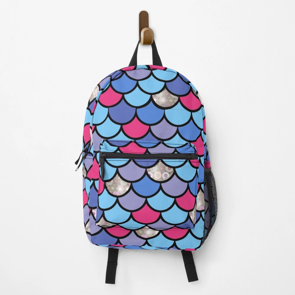cute mini fake scales backpacks REAL LITTLES Disney Moana Collectible Micro Backpack with 7 Surprises Inside, Assorted will be favored by the little girls Purple Scales Backpack