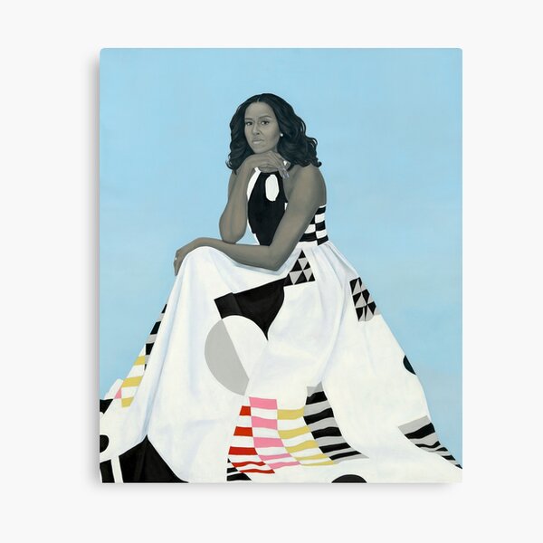 Item preview, Michelle Obama Portrait for the National Gallery designed and sold by dianakhimey.