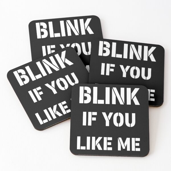 Item preview, Blink If You Like Me Essential T-Shirt, funny t-shirts & stickers and hoodies.. designed and sold by Aleekr1.