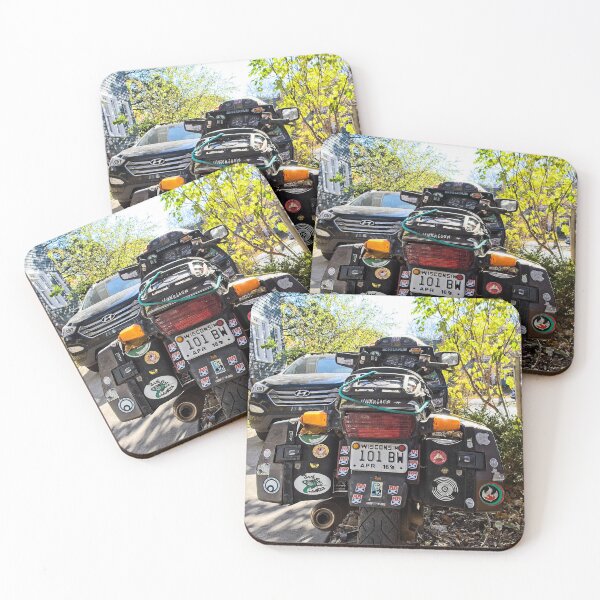 Item preview, Motobike with Stickers - Back View designed and sold by StevenRalserPhoto.
