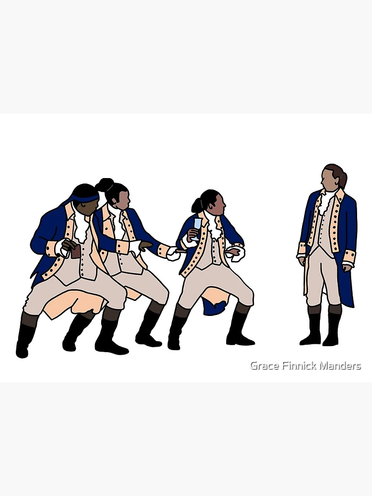 Hamilton, Lafayette, Mulligan, and Laurens Art Board Print for