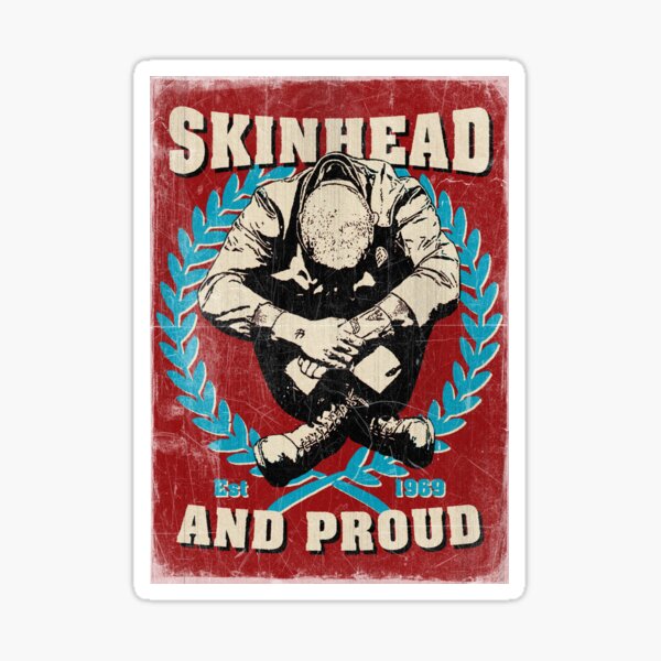 驚きの価格が実現！ Skinhead Redbubble | Sale for Stickers アート・デザイン・音楽