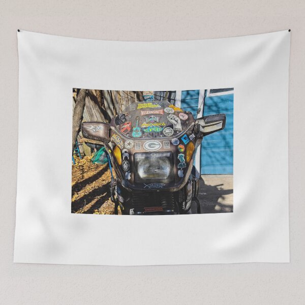 Item preview, Motobike with Stickers - Front View designed and sold by StevenRalserPhoto.