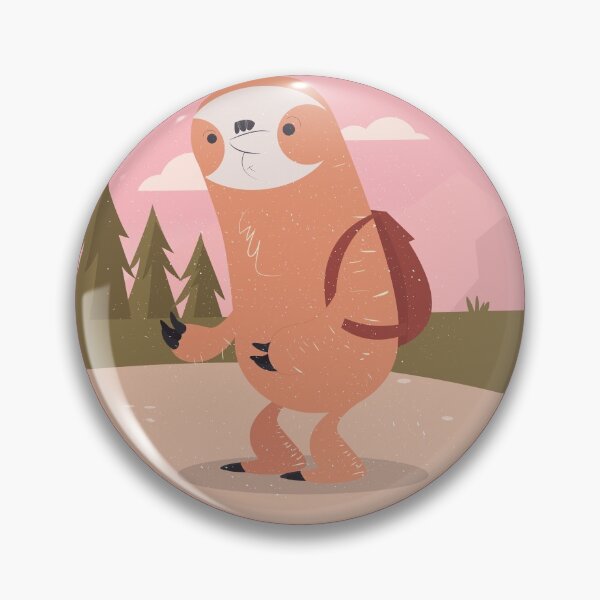 Item preview, Sloth hike hiker mountaineer gift designed and sold by carlos-ideas.