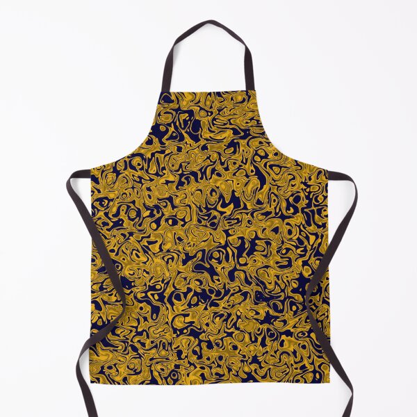 Item preview, Patrón de llama de camuflaje arremolinado en azul y amarillo designed and sold by DistantOverture.