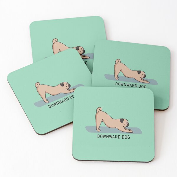 Item preview, A Pugs Guide to Yoga - Downward Dog designed and sold by FabiolaSantos.