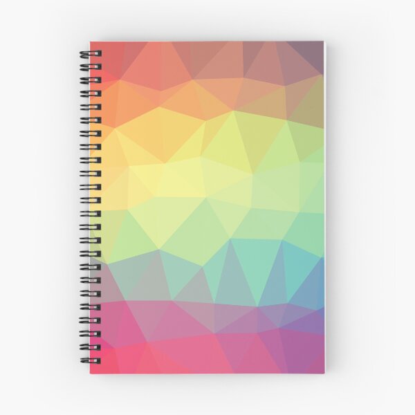 Artikelvorschau, Geometrisches Muster des Regenbogenpolygons entworfen und verkauft von KammilDesigns.