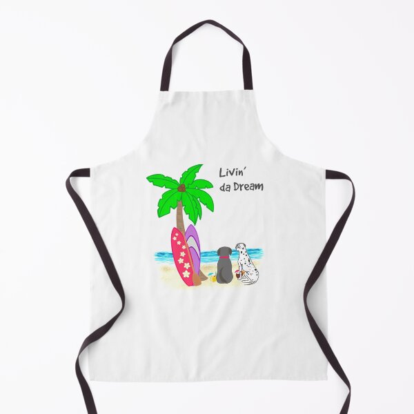 Item preview, Livin da Dream - Perros en la playa designed and sold by Five O'clock Shirts.