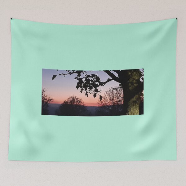 Item preview, Peach sunset with aqua mint  designed and sold by Emma  Amies.