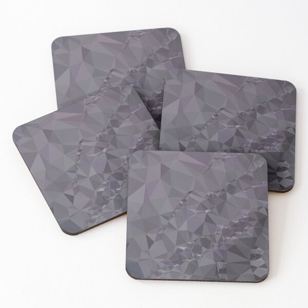 Item preview, Black Polygon Geometric Pattern designed and sold by KammilDesigns.
