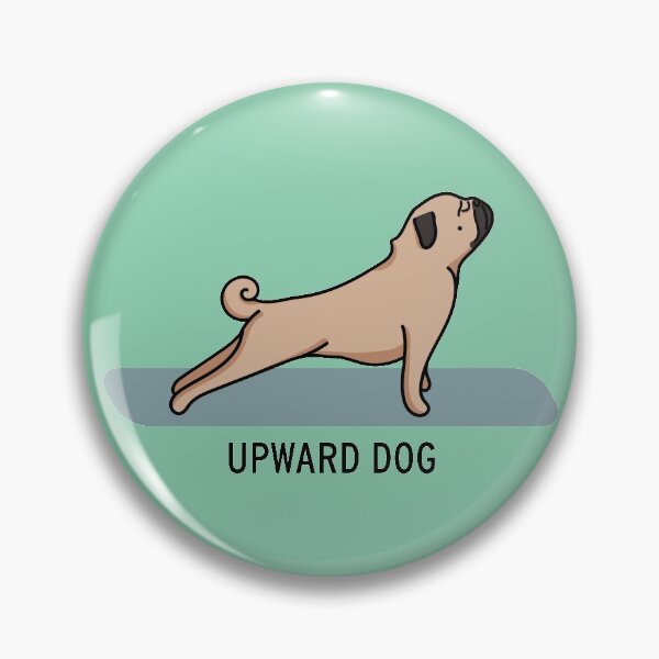 Item preview, A Pugs Guide to Yoga - Upward Dog designed and sold by FabiolaSantos.