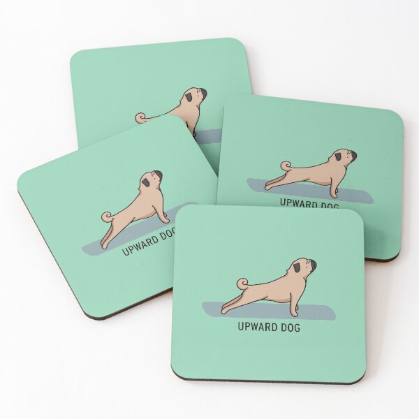 Item preview, A Pugs Guide to Yoga - Upward Dog designed and sold by FabiolaSantos.