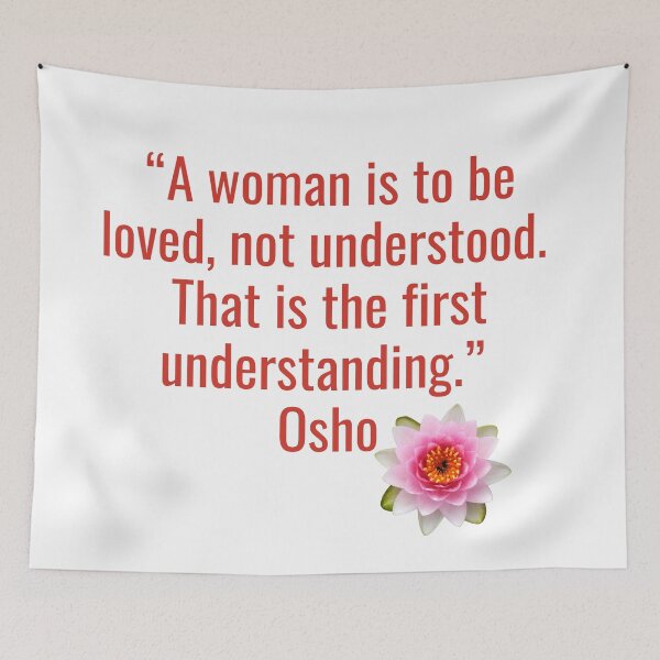 Item preview, Osho Quotes Women - Understanding... designed and sold by RetComly.
