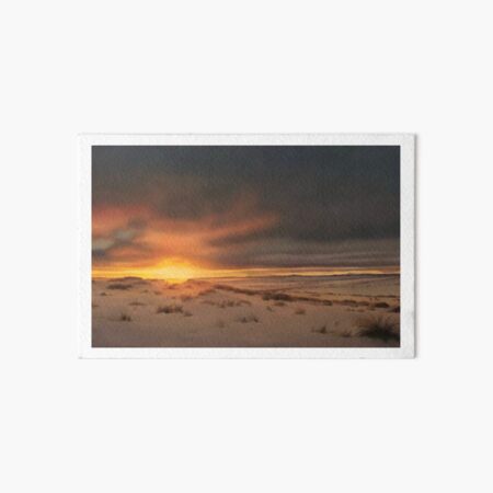 Winter Sunrise Art Board Print
