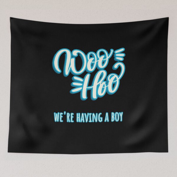 Item preview, Gender Reveal, Woo Hoo We're Having a Boy! designed and sold by sableandshadow.
