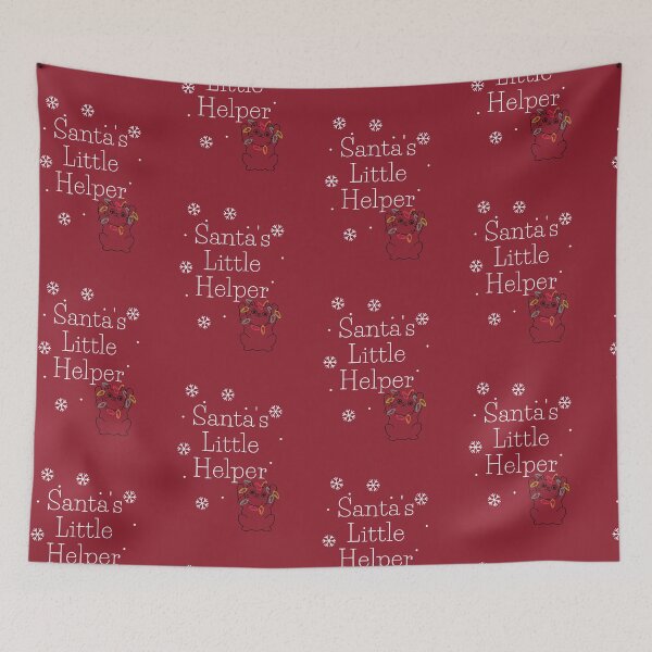 Item preview, Santa's Little Helper Kitty designed and sold by Mamalia.