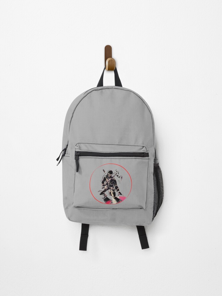 red circle backpack