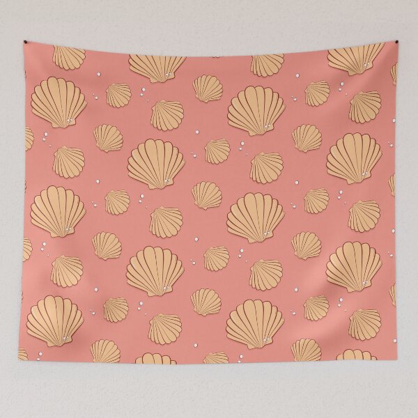 Item preview, Seashells mollusk pattern  designed and sold by Milatoo.